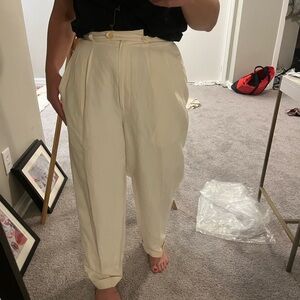 Vintage cream trousers